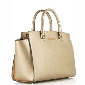 Michael Kora Selma Medium gold bag